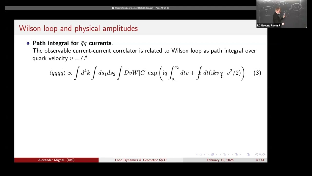 Loop Dynamics and a Geometric Solution of Planar QCD - Lecture I - Alexander Migdal