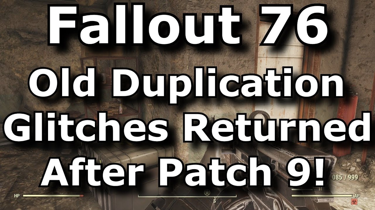 Fallout 76 Old Duplication Glitches Worked Again After Patch 9! What Happened? All Of The Info!