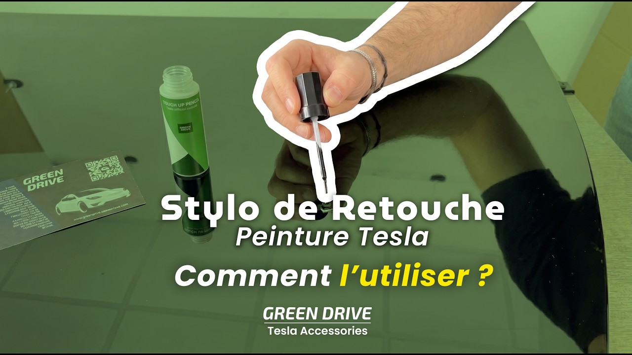 How to use the Green Drive touch up pen for your Tesla?