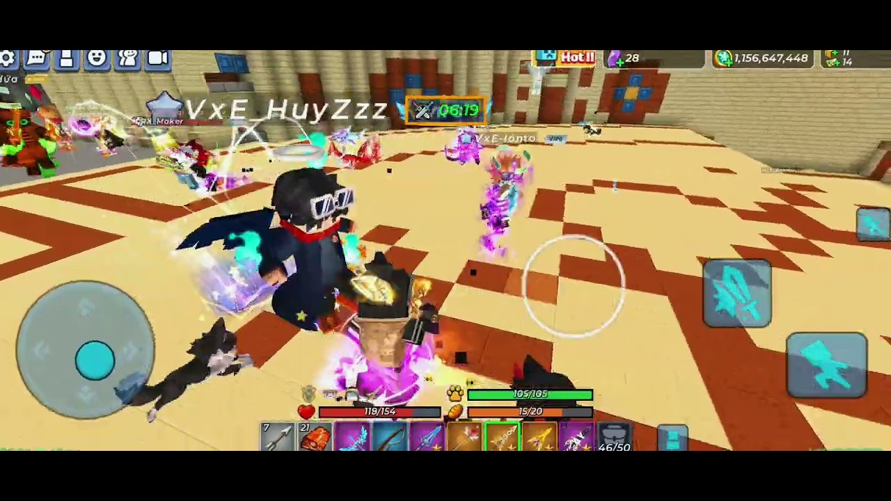Blockman Go | Sky Block Test Set S36  Pvp!!