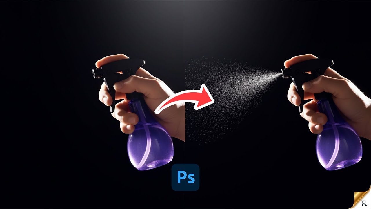 Как создать крутые эффекты брызг в Photoshop!