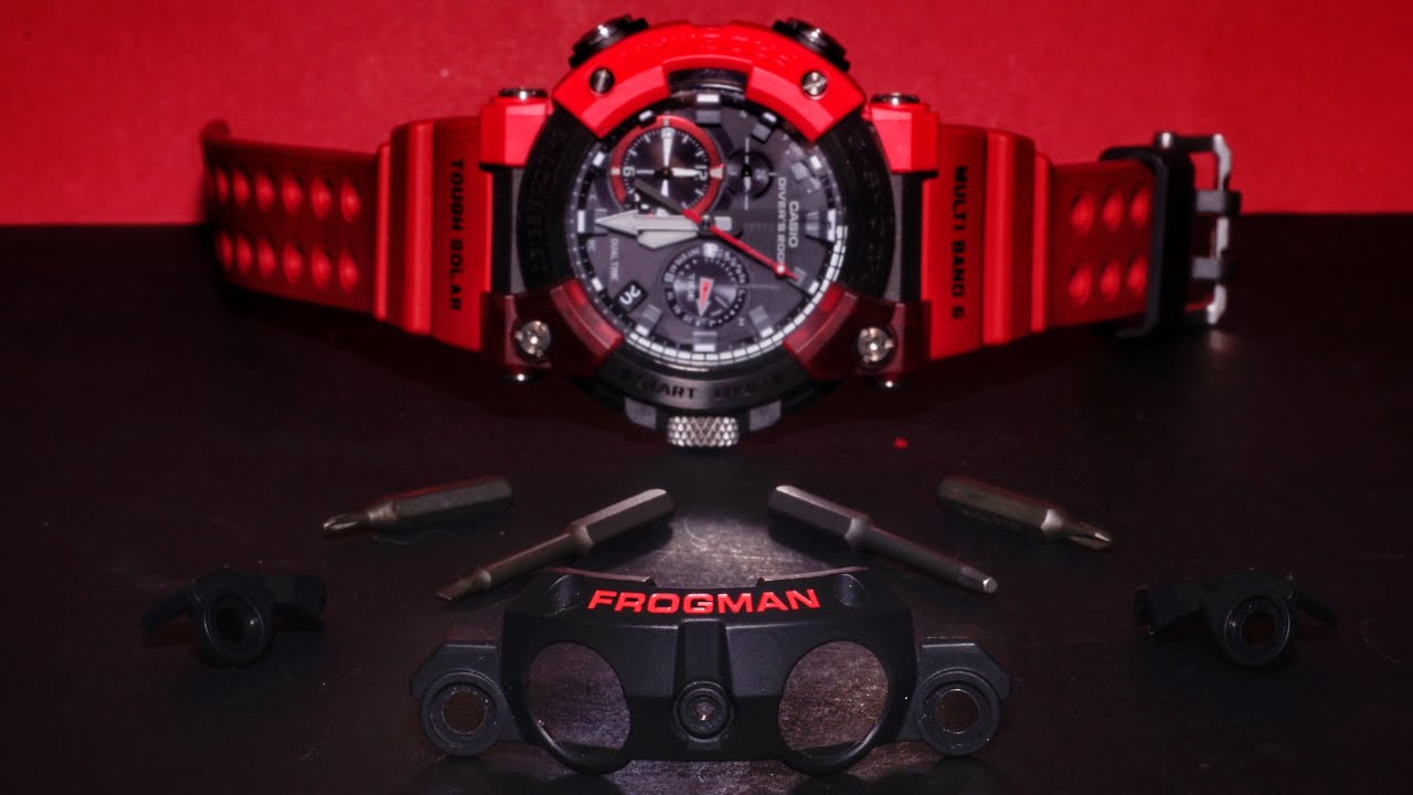 GWF-A1000 frogman G-Shock disassembly and mod