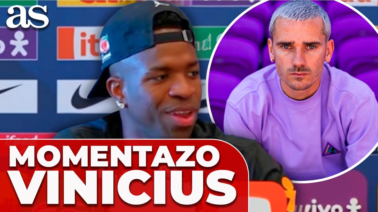Preguntan a VINICIUS JR por GRIEZMANN y su reacci&oacute;n causa carcajadas
