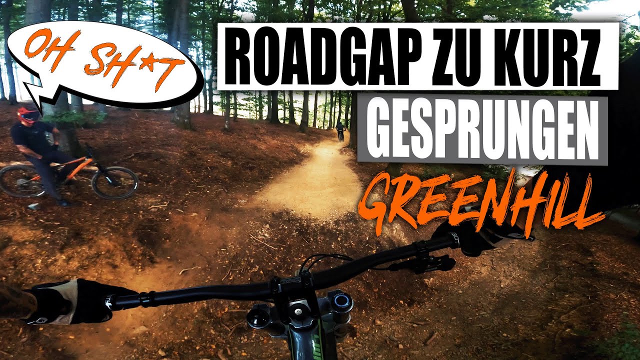 Große Drops & Roadgap in Bikepark Greenhill -  Fast Gestürzt und Knapp gerettet - Think Bold