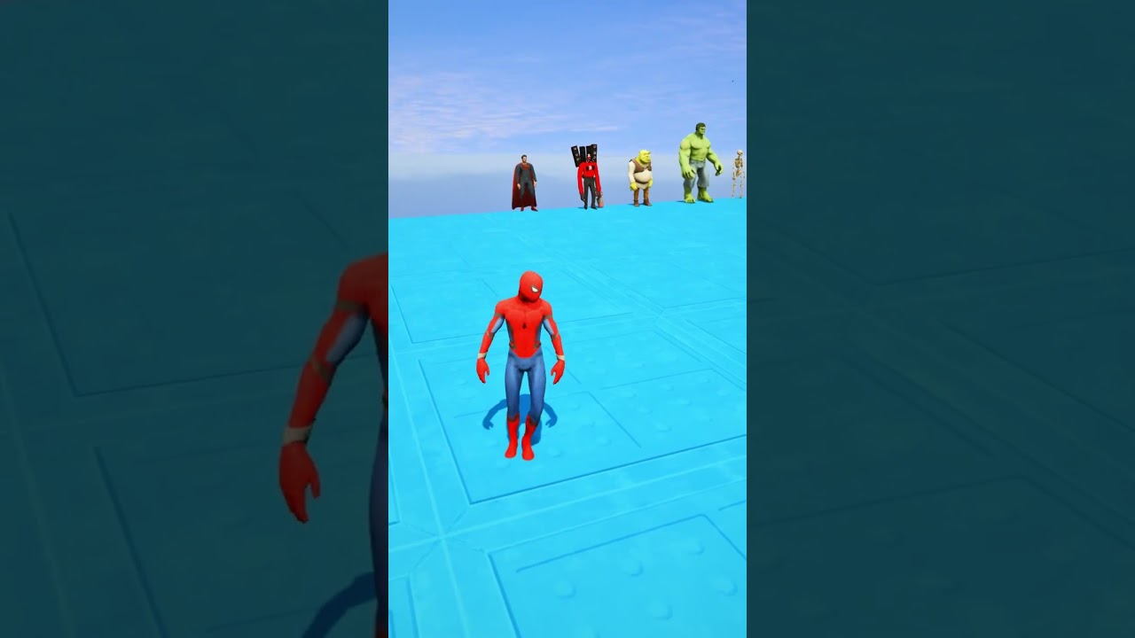 GTA 5 Impossible Stunt Challenge! #gta5 #spiderman #gtaonline