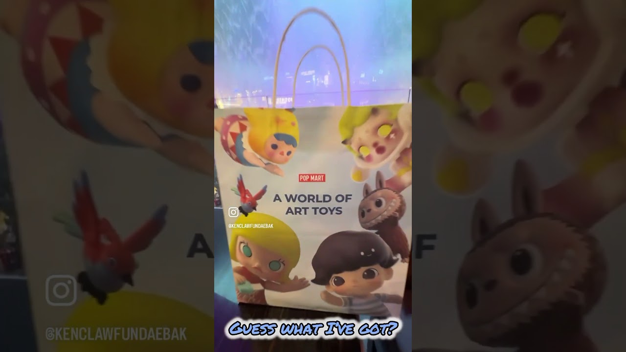 [POPMART] So lucky to be the first few to get it!!! It&rsquo;s super cute! #labubuhideandseekinsingapore