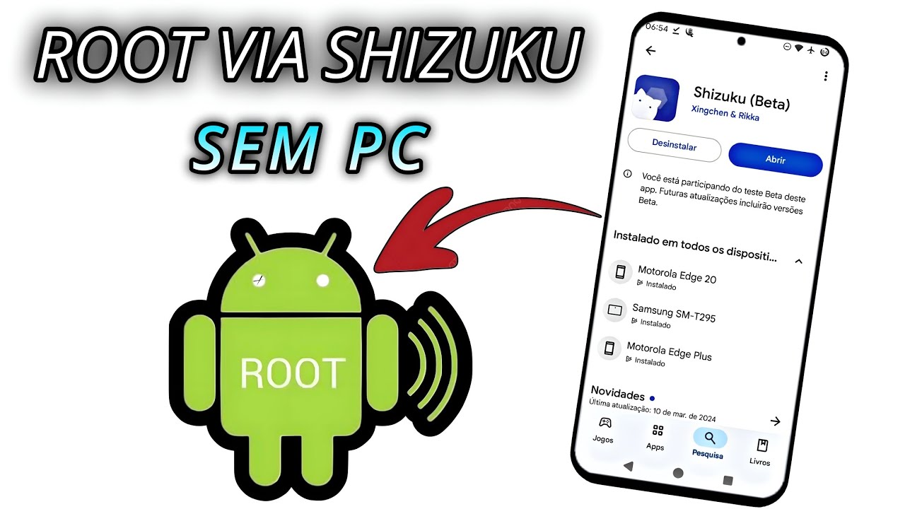 😳 Root sem PC no Android! Via Shizuku 🔥🔥🔥