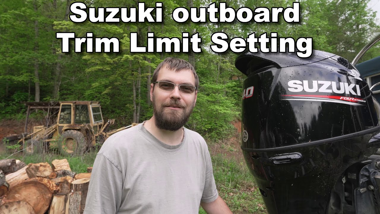 Suzuki outboard trim limit setting procedure