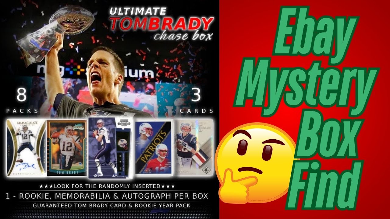 👀ULTIMATE TOM BRADY ROOKIE CHASE FOOTBALL MYSTERY BOX! EBAY MYSTERY BOX