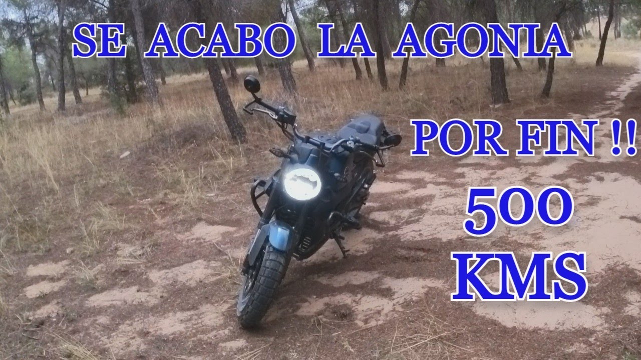 PRIMEROS 500 KMS CON  ZONTES G1 125