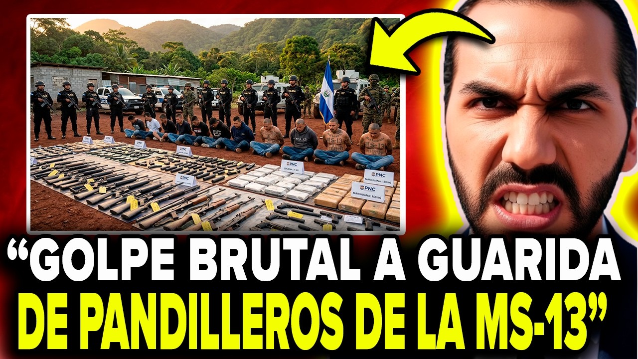 BUKELE DESMANTELA GUARIDA de la MS-13 en los CERROS: REVELAN el BOTÍN de SANGRE de la Mara