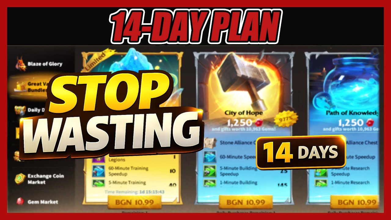 STOP WASTING Money: Call of Dragons First 14 Days Guide
