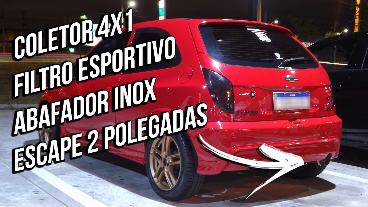 CELTA com ESCAPE ESPORTIVO (RONCO ANIMAL+BURNOUT+TÚNEL)