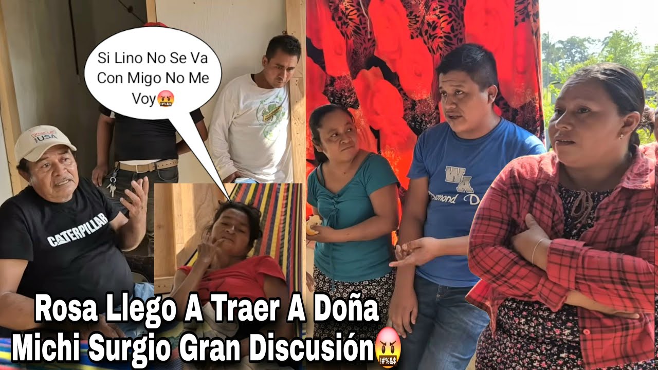 Hasta La Hija De Doña Michi Llego Rosa Inciste Que Se Vayan A Su Casa Pero Don Lino No Quiere🤬