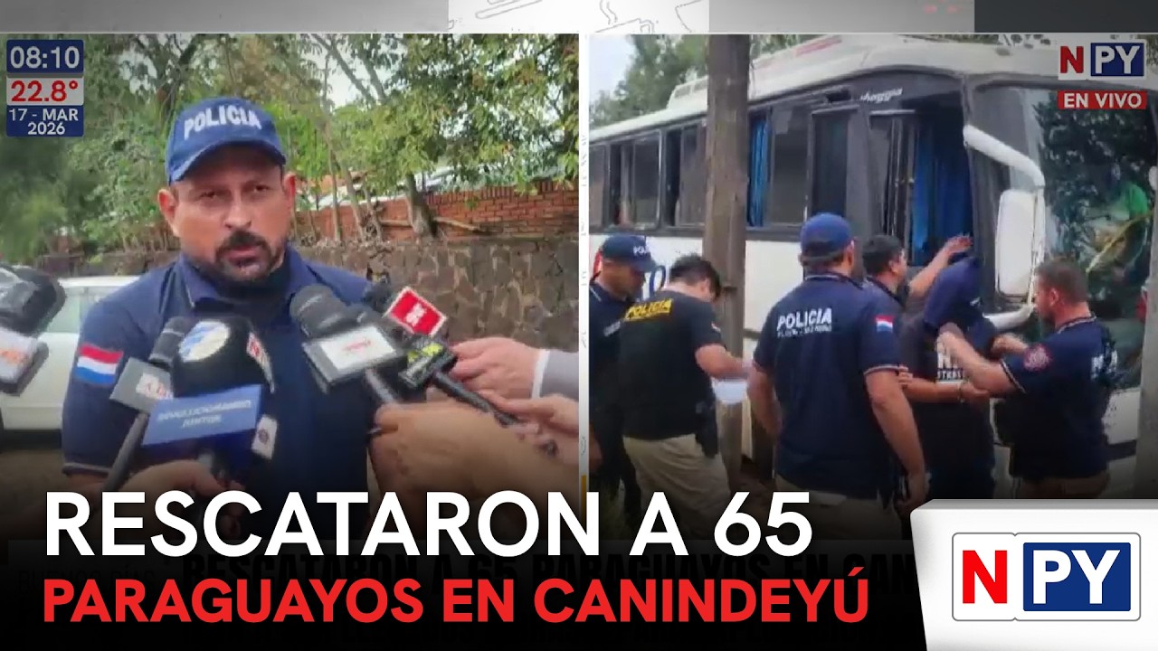 Rescataron a 65 paraguayos en Canindeyú
