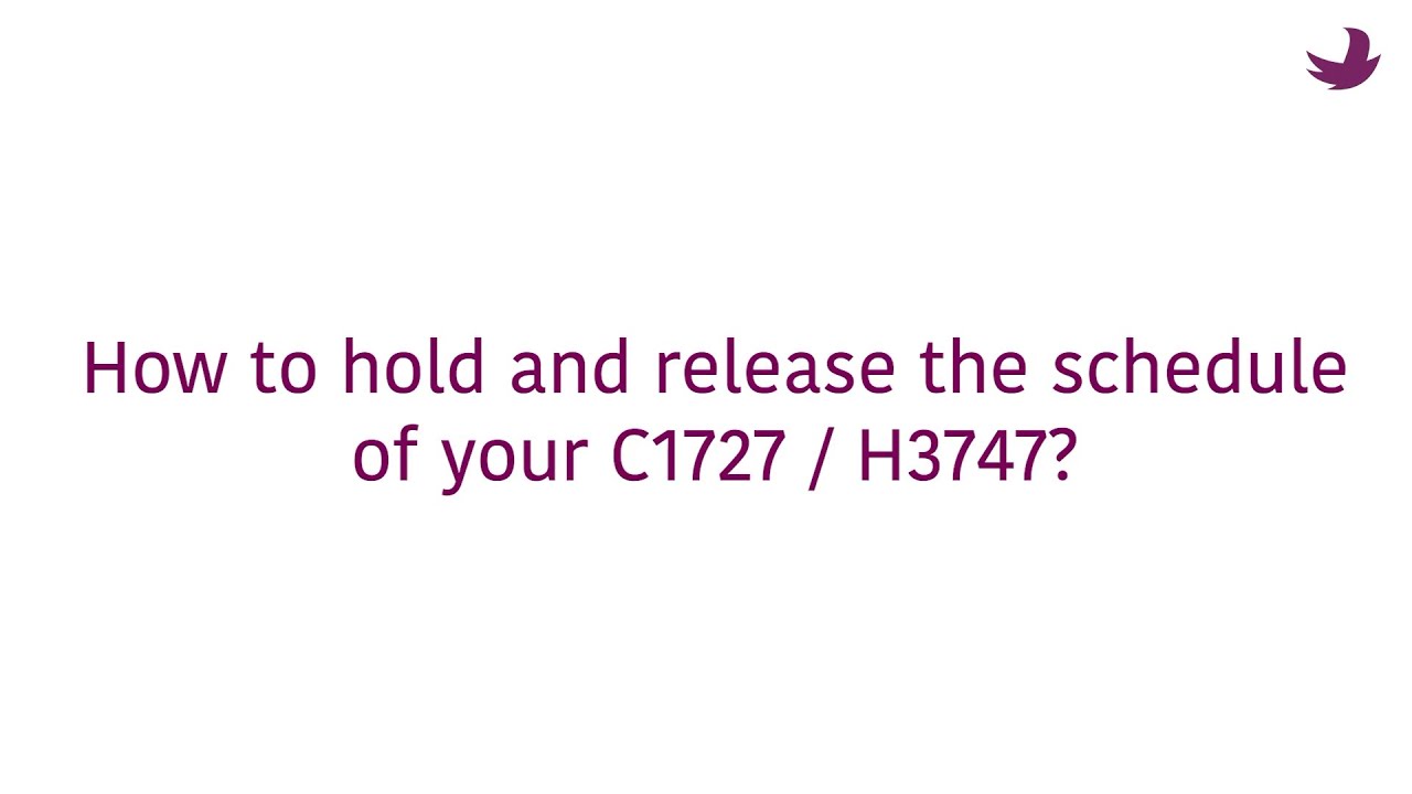 Using Hold to turn your Secure C1727 and H3747 into manual mode