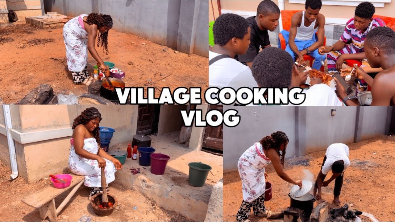 FINALLY COOKING WITH FIREWOOD AFTER MANY YEARS  || LIFE IN AFRICAN VILLAGE || Nigerian YouTuber 