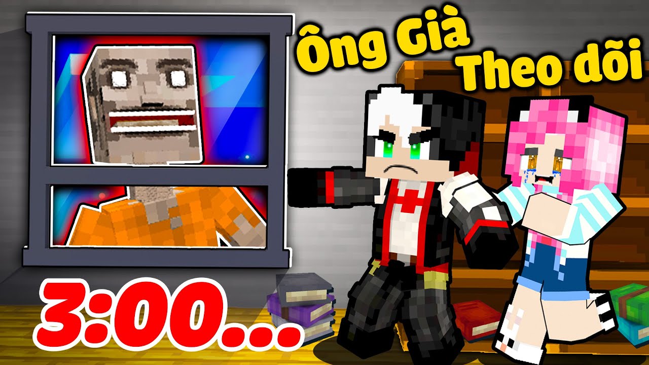 MỀU THỬ TH&Aacute;CH 3 GIỜ S&Aacute;NG TRỐN KHỎI &Ocirc;NG NỘI KINH DỊ TRONG MINECRAFT*REDHOOD PH&Aacute;T HIỆN &Ocirc;NG KẸ THEO D&Otilde;I