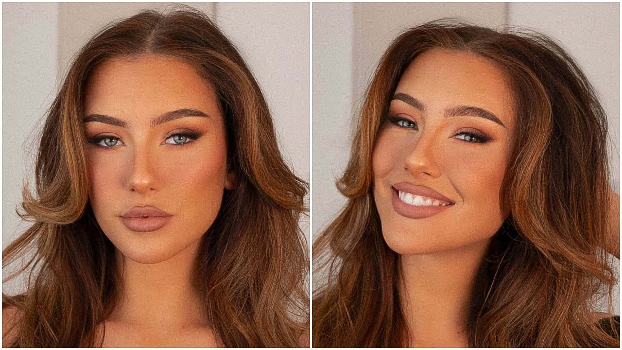 sultry 90s supermodel makeup tutorial (my fav smokey eye & nude lip)