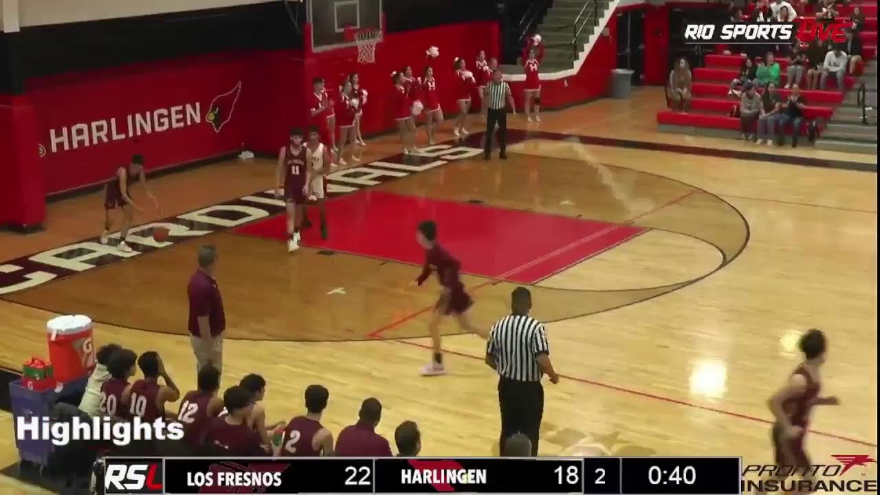 HIGHLIGHTS | Boys Basketball | Los Fresnos at Harlingen 2-7-23