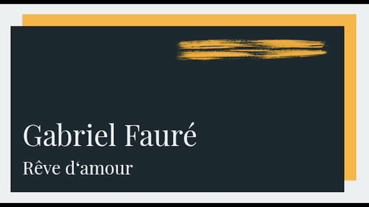 G. Fauré: Rêve d'amour // figure humaine kammerchor