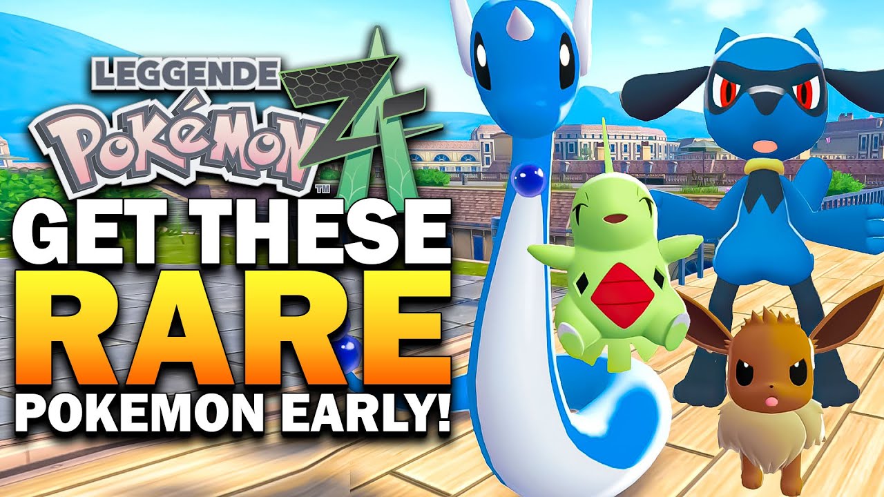 Получите этих РЕДКИХ покемонов пораньше! Pokemon Legends Z-A: Дратини, Риолу, Иви, Ларвитар