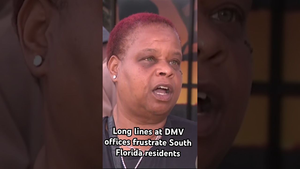Long lines at DMV offices frustrate South Florida residents. 