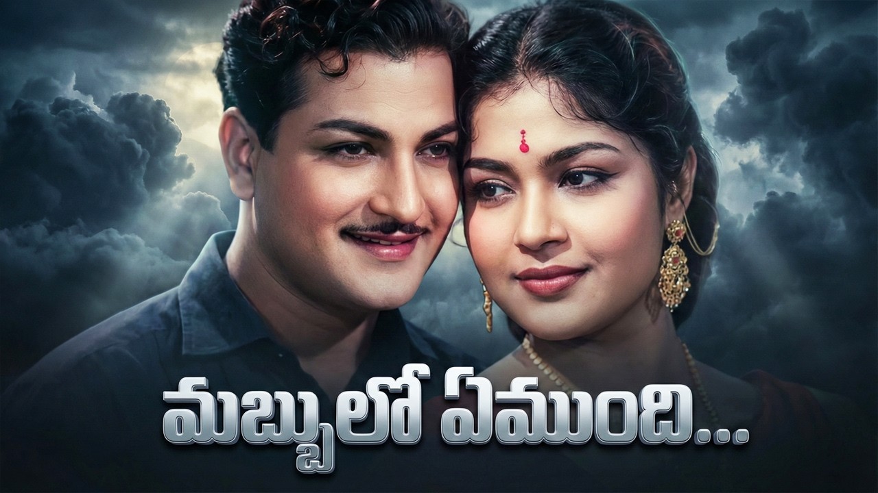 మబ్బులో ఏముంది Mabbulo Emundi | Classic Telugu Romantic Folk Song | NTR | Ghantasala | P Susheela
