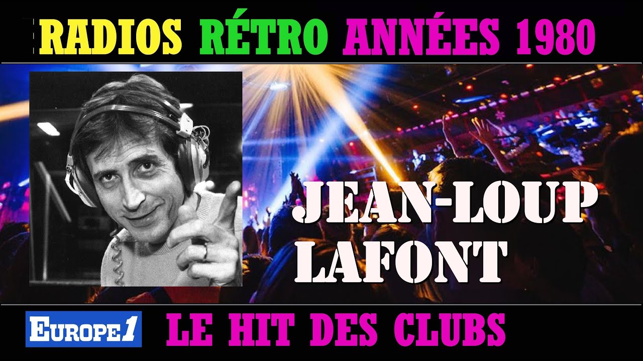 Jean-Loup LAFONT anime exceptionnellement  LE HIT PARADE DES CLUBS sur Europe 1 le 6 septembre 1980