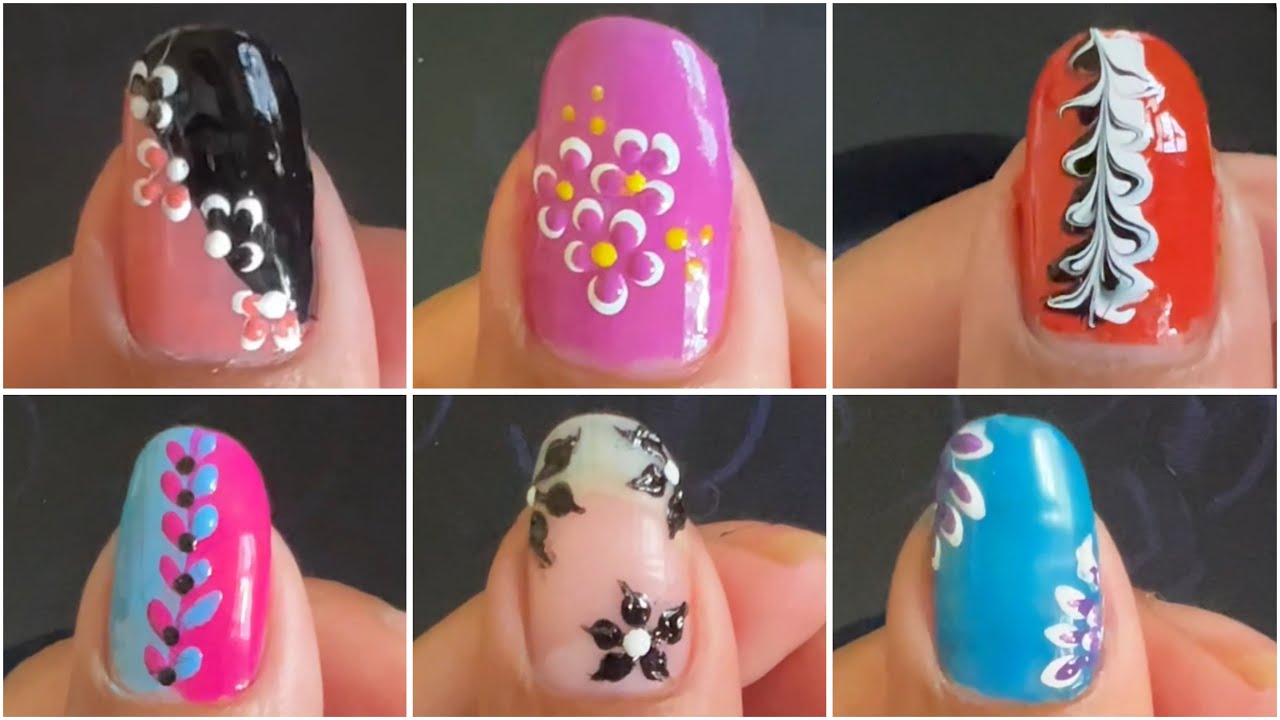 ✨ DIY Nail Art with Household Items 🧷 || Beginners Friendly & Aesthetic Designs 
