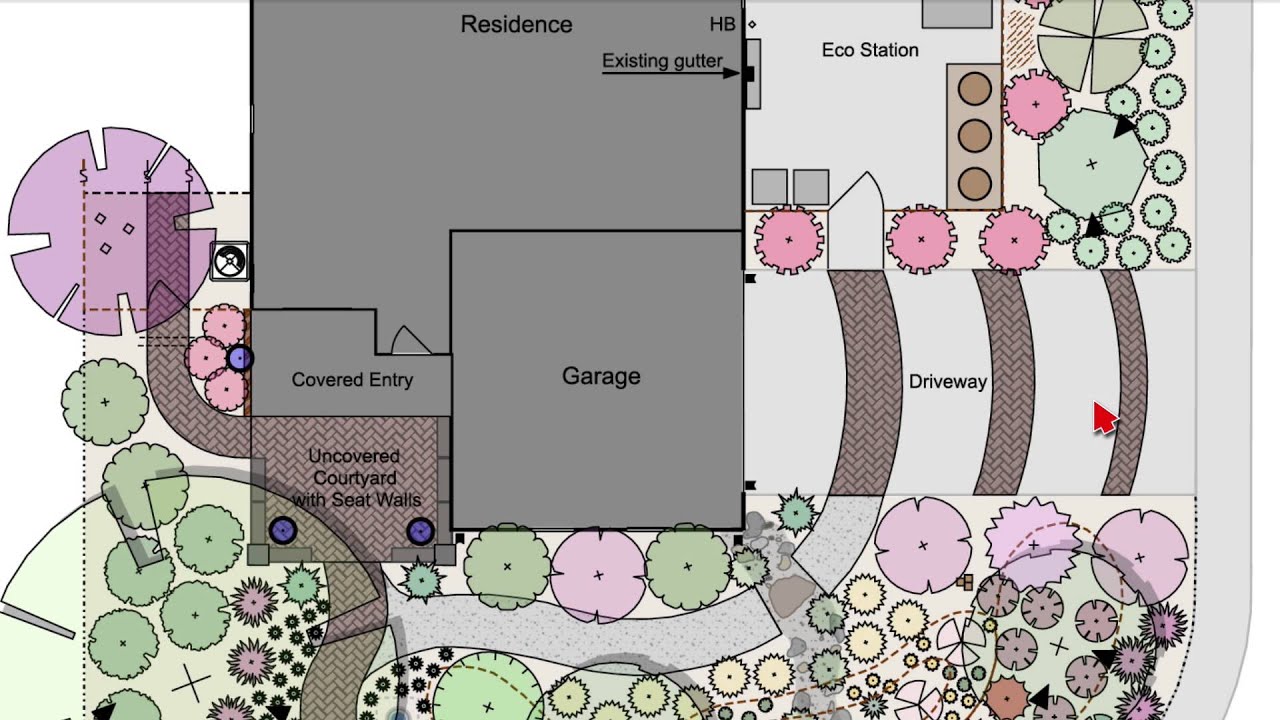 Rain Garden Landscape Plan