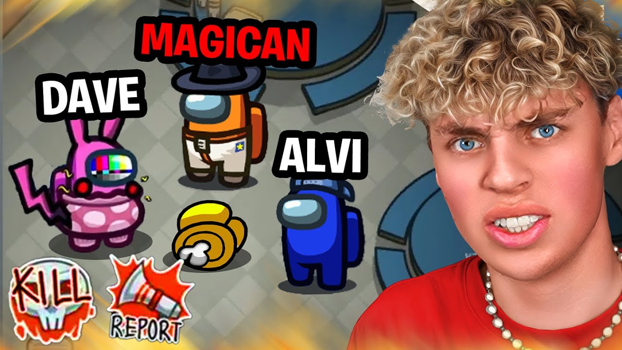 WER IST DER IMPOSTER ?!😡🤡 AMONG US mit ALVI, MAGICAN & Co.