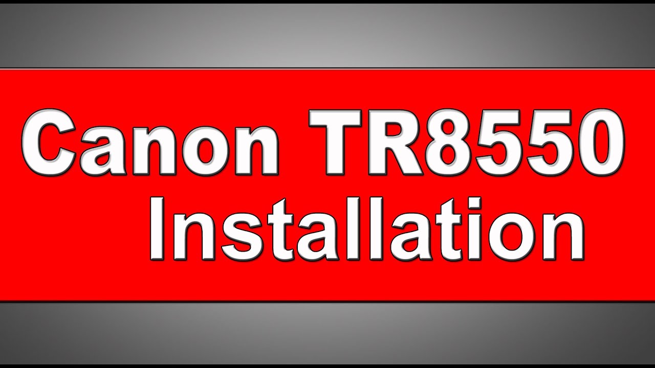 Canon Pixma TR8550 printer driver download