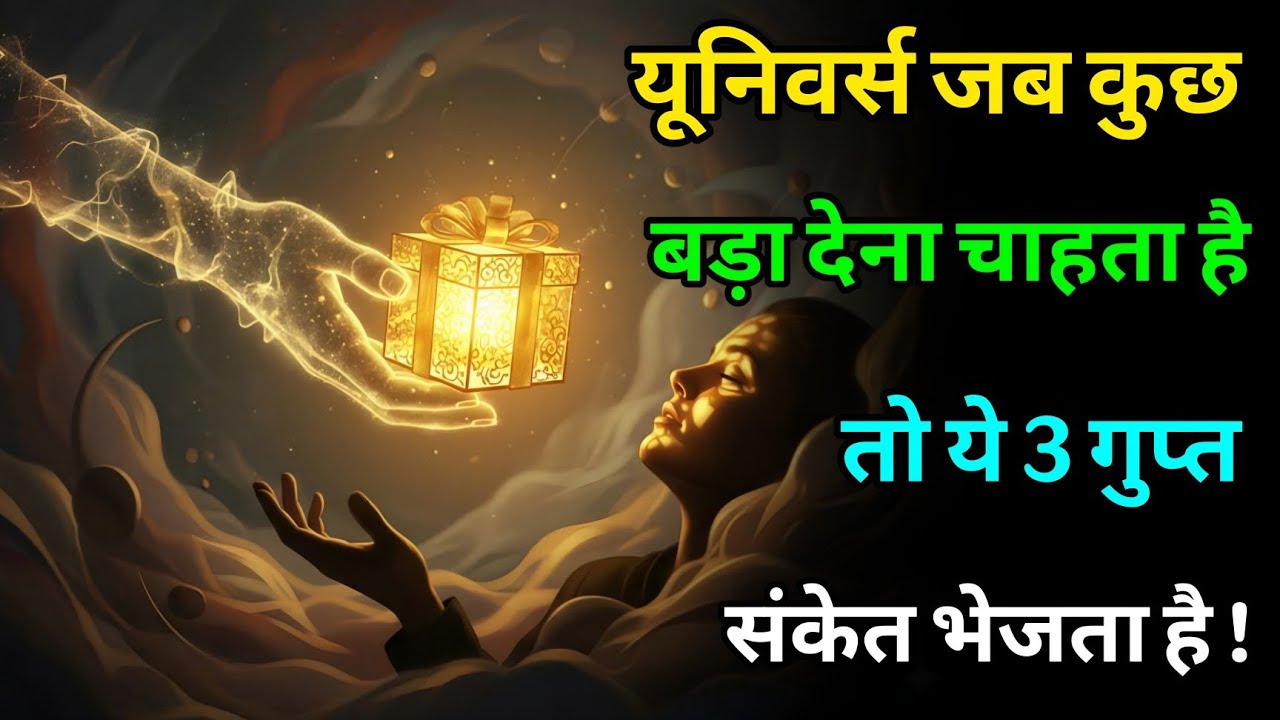 यूनिवर्स जब आपको कुछ बड़ा देना चाहता है तो ये 3 गुप्त संकेत भेजता है। Universe Signs | #spirituality