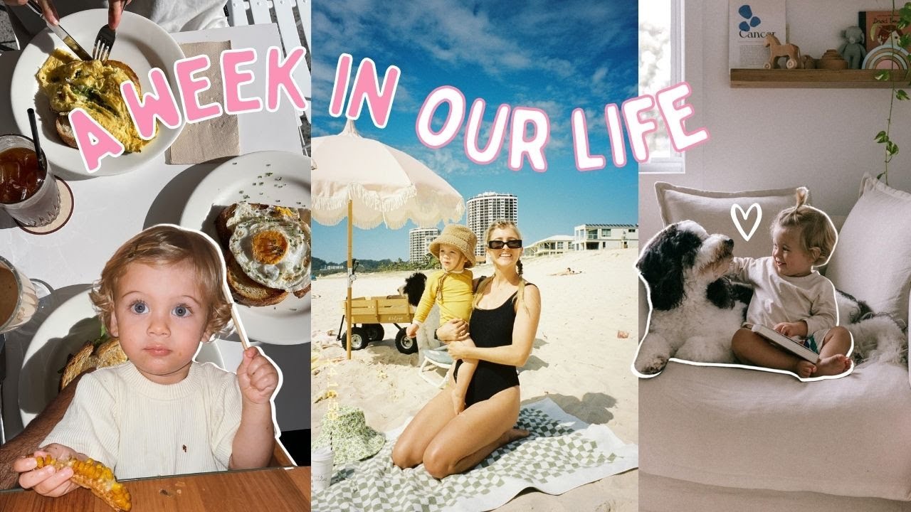 WEEKLY VLOG // family time, work, running update & what we eat 💕