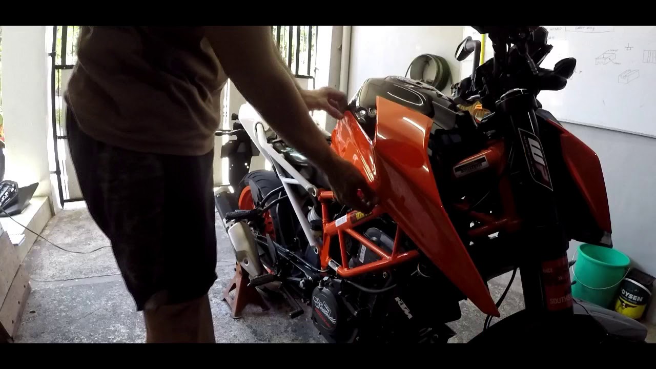 Fuel injector Cleaning KTM duke 390 2017