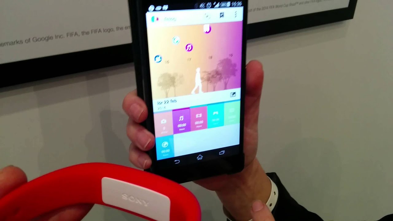 Hands-on with the Sony Smartband