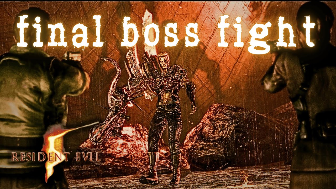 Resident Evil 5 (2009): Albert Wesker Final Boss Fight (1080p 60fps)