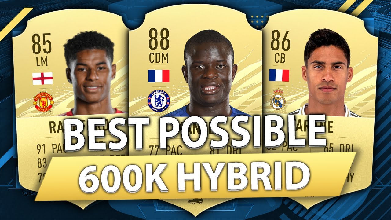 FIFA 21: BEST POSSIBLE 600K SQUAD BUILDER (600K HYBRID)