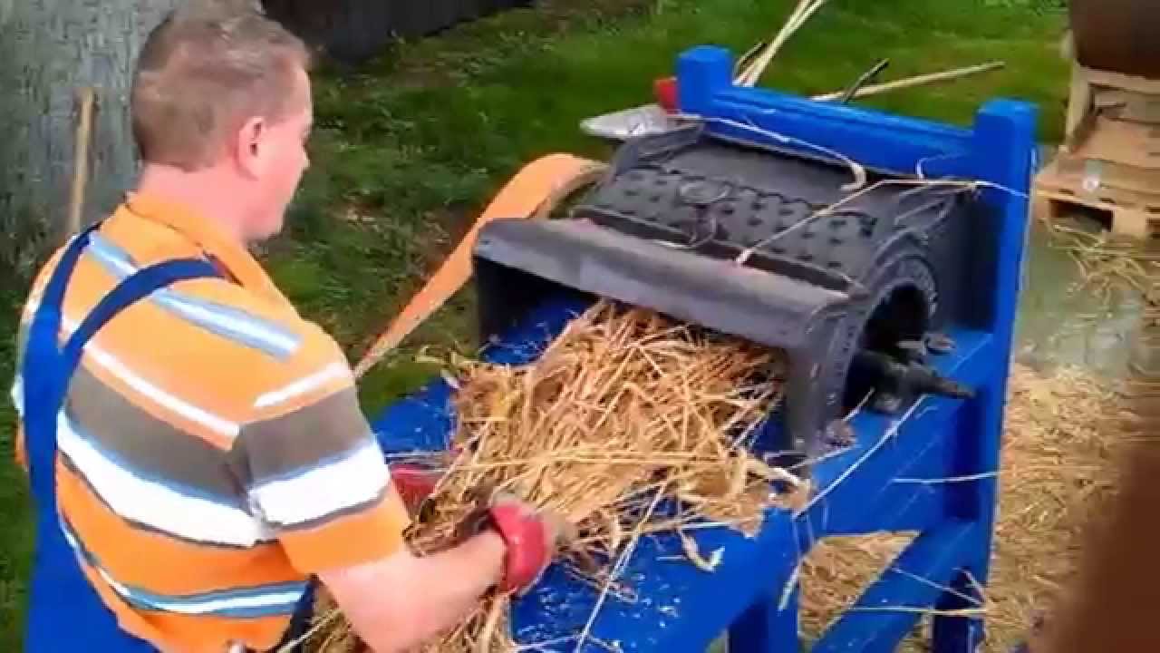 Lanz Stiftendrescher und Getreidereinigung/Windfege
