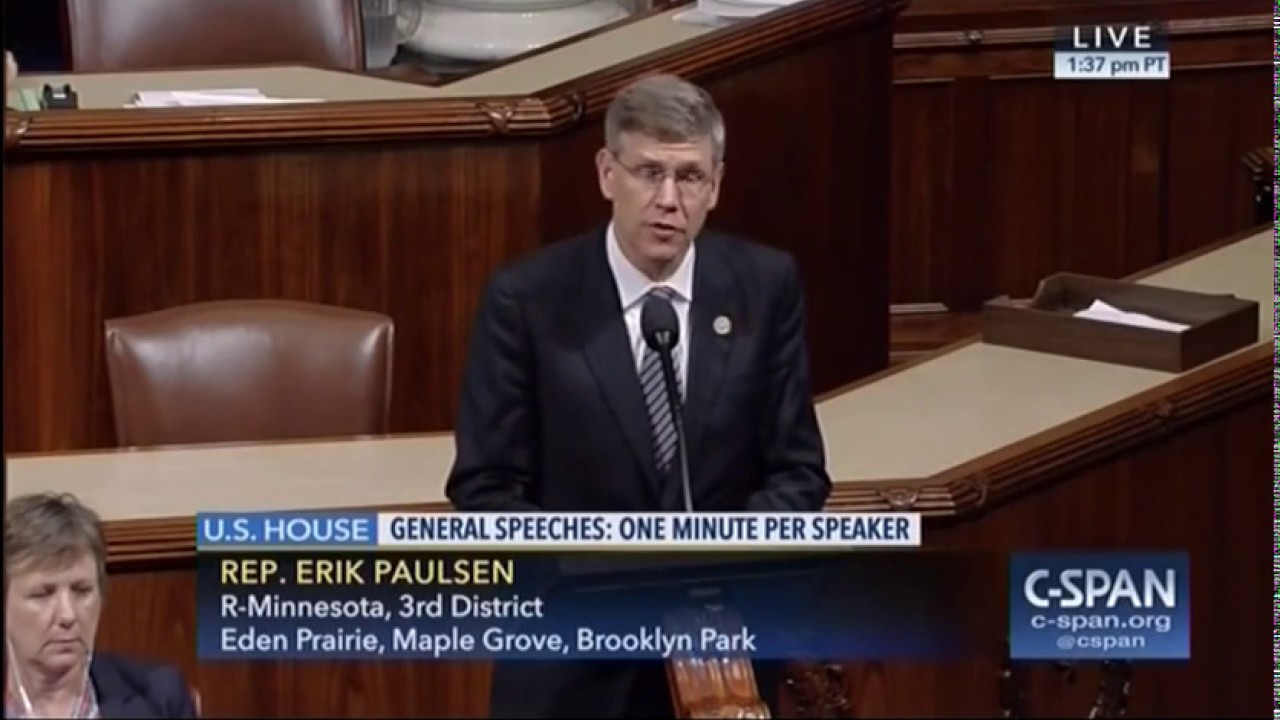 Congressman Paulsen Speaks on the PAWS Act