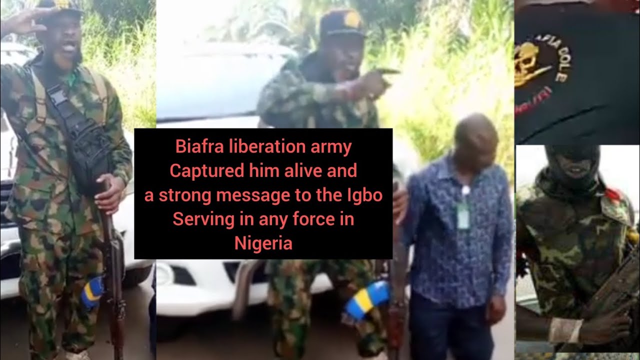 Biafra Liberation Army captured one of Nigeria's agents alive