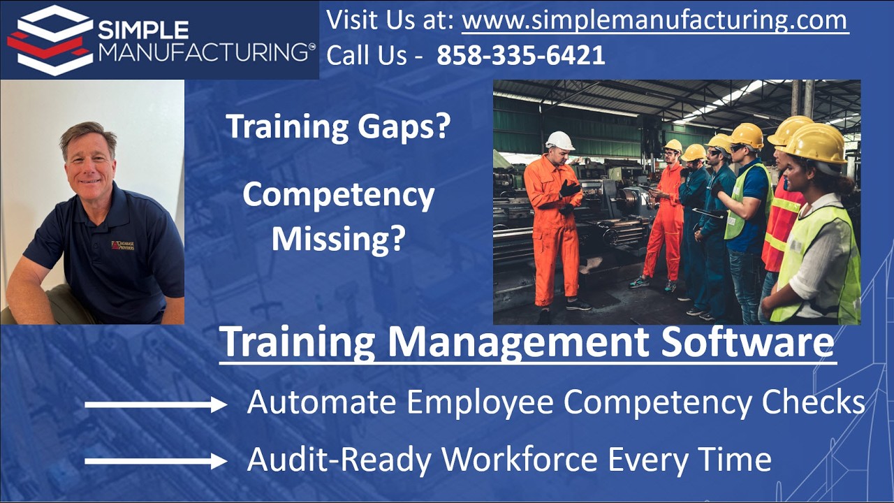 Employee Training Software for Manufacturing & Service Businesses | SimpleManufacturing ERP