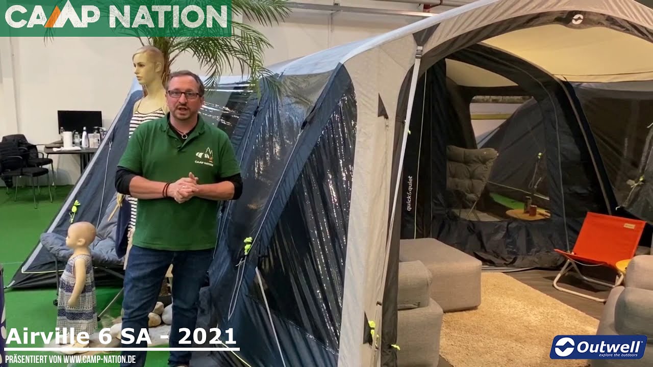 ++ Outwell Airville 6SA - Modell 2021 präsentiert von www.camp-nation.de ++
