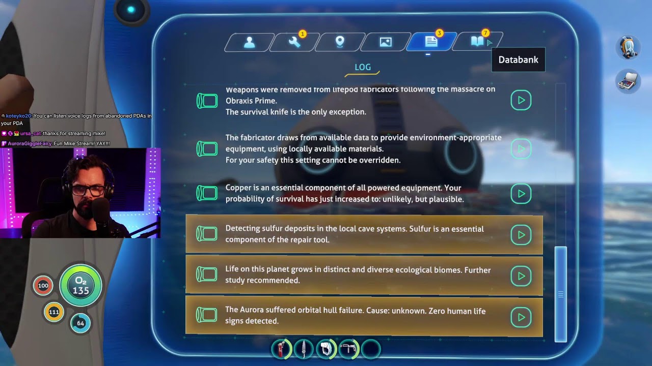 Subnautica / Hardcore / 1st Playthrough / Day 01 / Gaming & Chatting