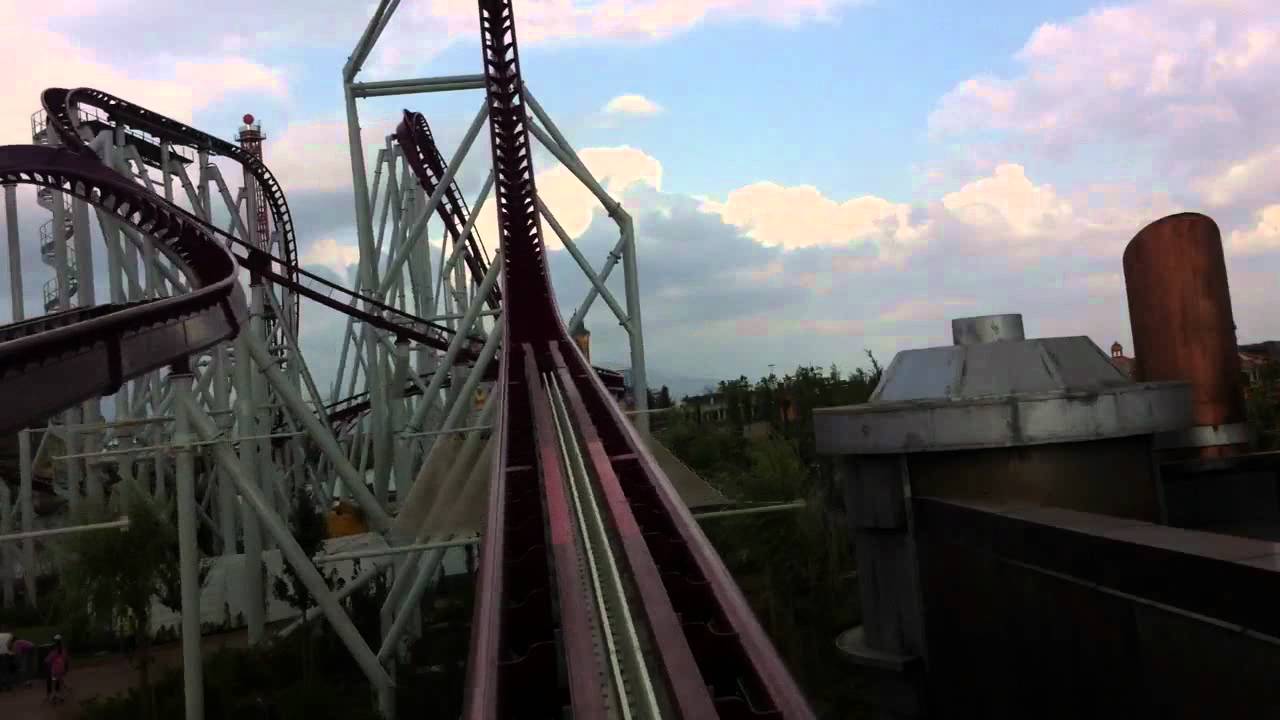Raimbow MagicLand Roma Luna Park - shock -  the steam machine - live