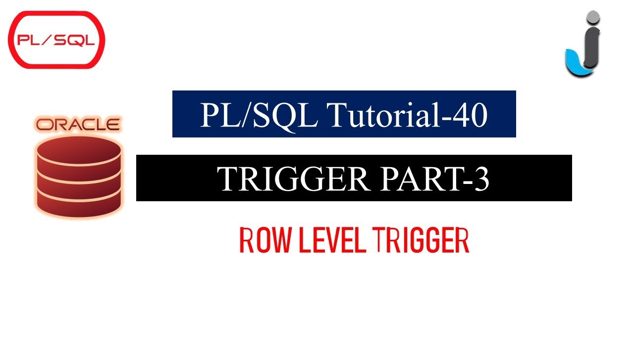 Oracle PLSQL Tutorial 40- Trigger Part 3 (ROW Level Trigger) in Oracle PLSQL #plsql #trigger