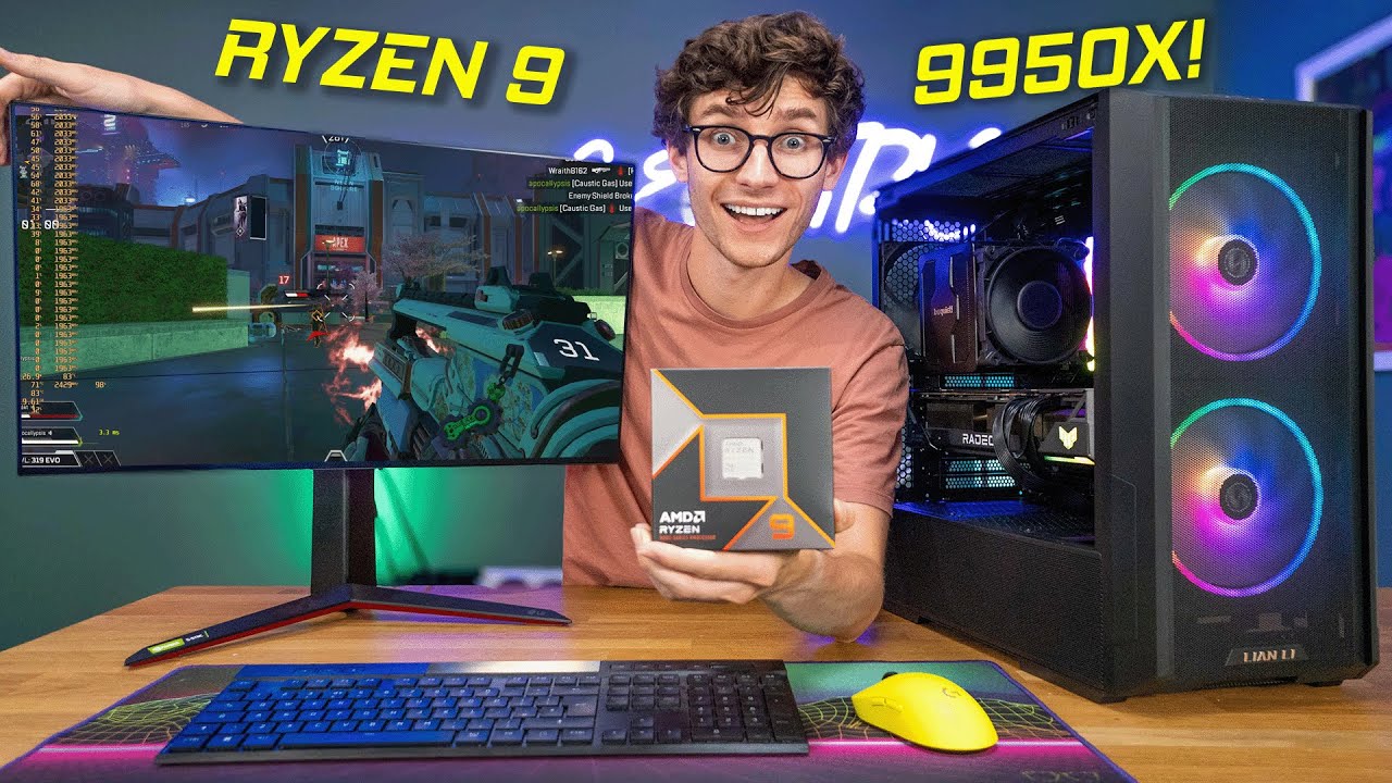 The MOST POWERFUL AMD Gaming PC Build?! 😲 Ryzen 9 9950X & RX 7900 XTX! w/ Gameplay Benchmarks