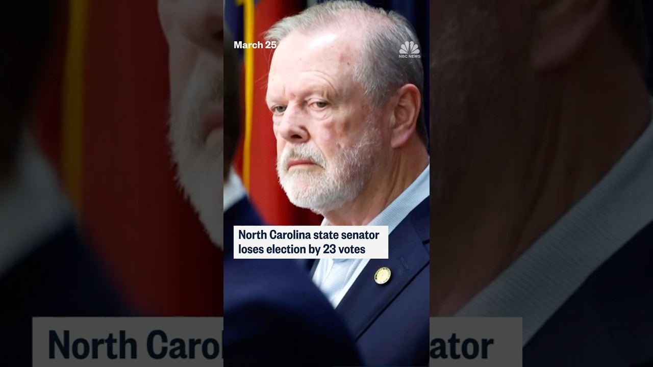 North Carolina state senator loses election by 23 votes