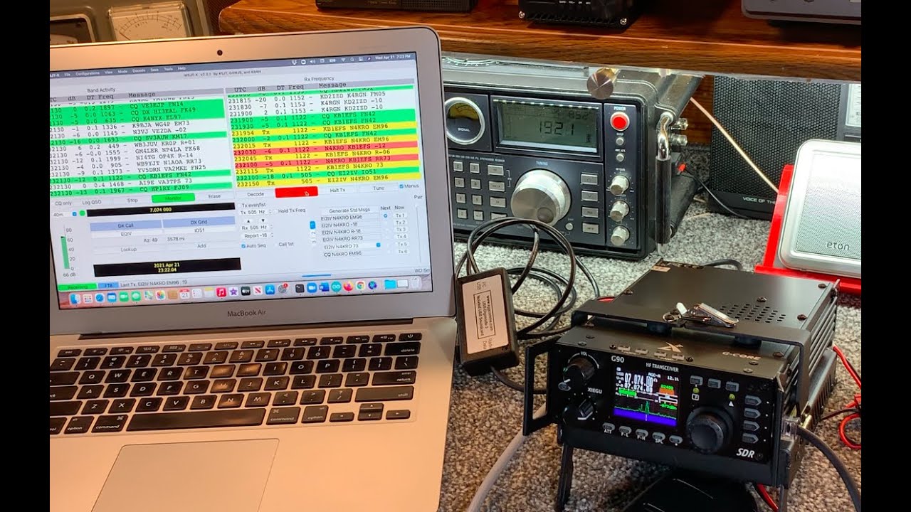 Xiegu G90 Low Power FT8 on a Mac